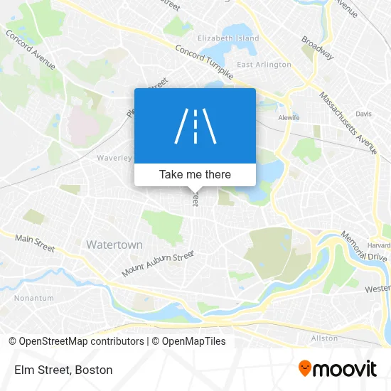 Elm Street map