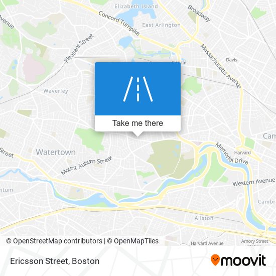 Ericsson Street map