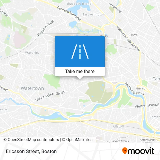 Ericsson Street map