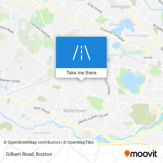 Mapa de Gilbert Road