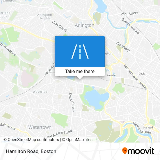 Hamilton Road map