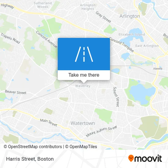 Harris Street map