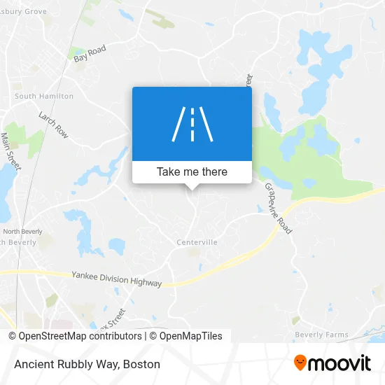 Ancient Rubbly Way map