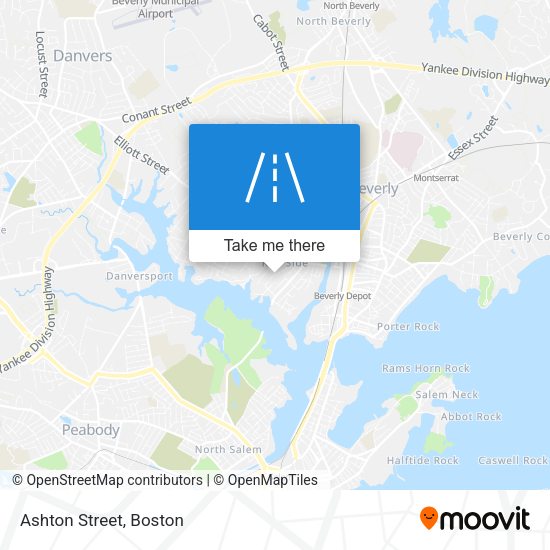 Mapa de Ashton Street