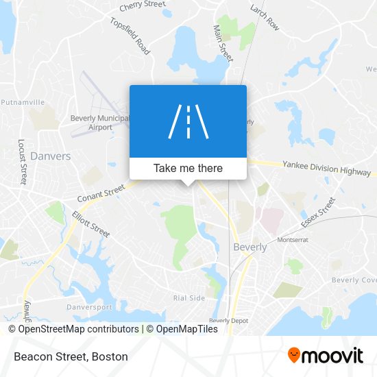 Beacon Street map