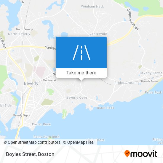 Boyles Street map