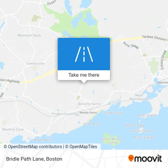Bridle Path Lane map