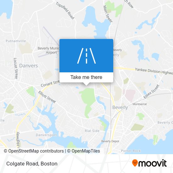 Mapa de Colgate Road