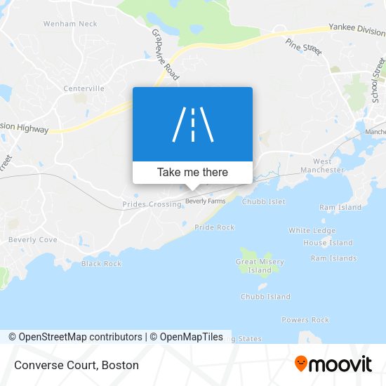 Mapa de Converse Court