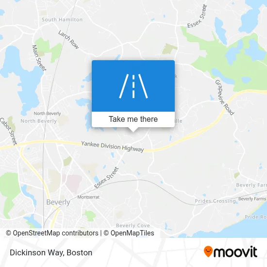 Dickinson Way map