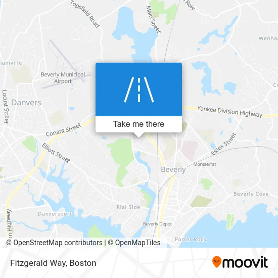Fitzgerald Way map