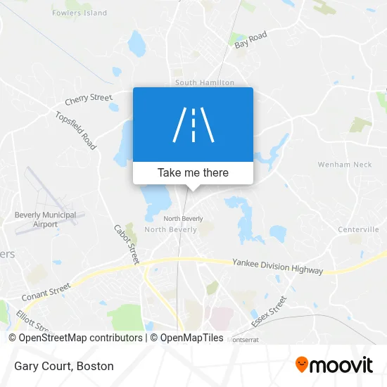 Gary Court map
