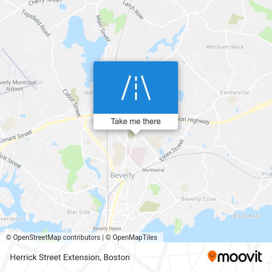 Mapa de Herrick Street Extension