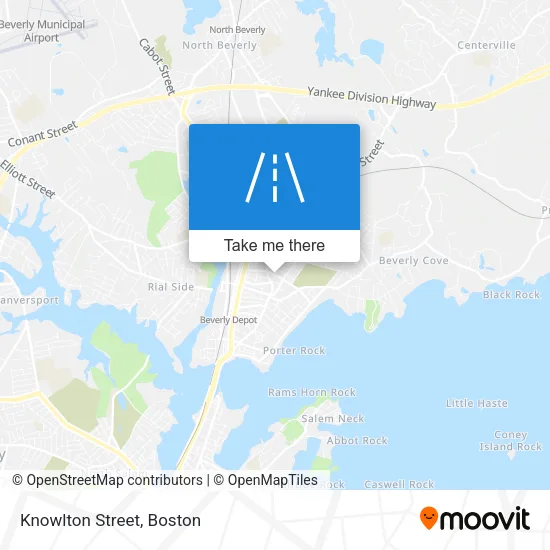 Knowlton Street map