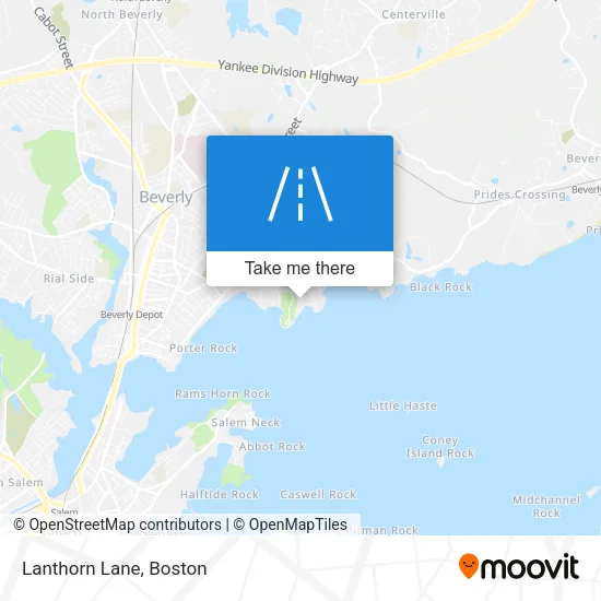 Lanthorn Lane map