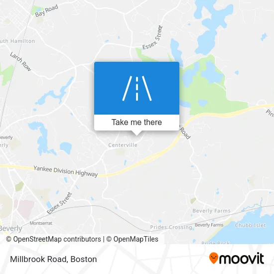 Millbrook Road map