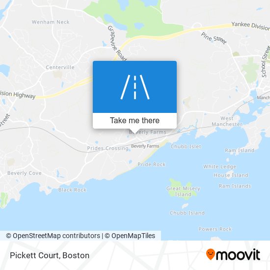 Pickett Court map