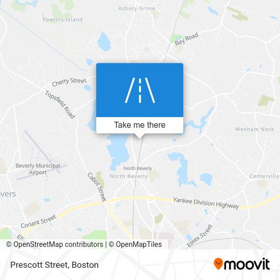 Mapa de Prescott Street
