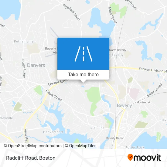 Radcliff Road map