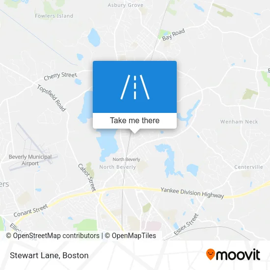 Stewart Lane map