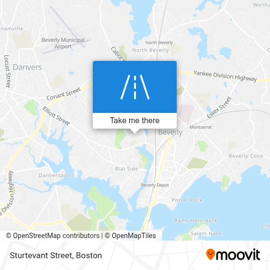 Sturtevant Street map