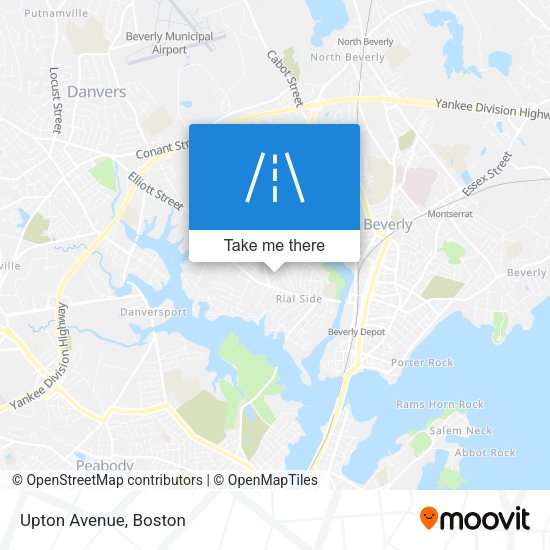 Mapa de Upton Avenue