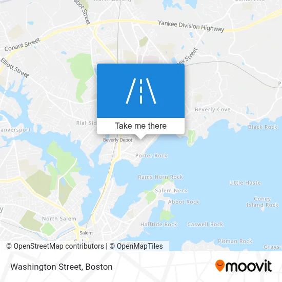 Washington Street map