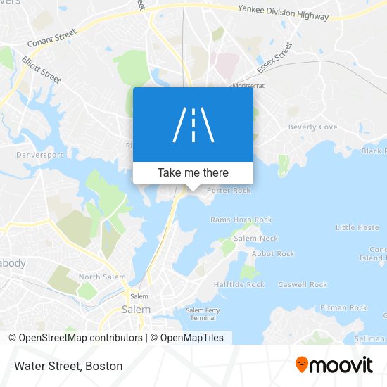 Mapa de Water Street