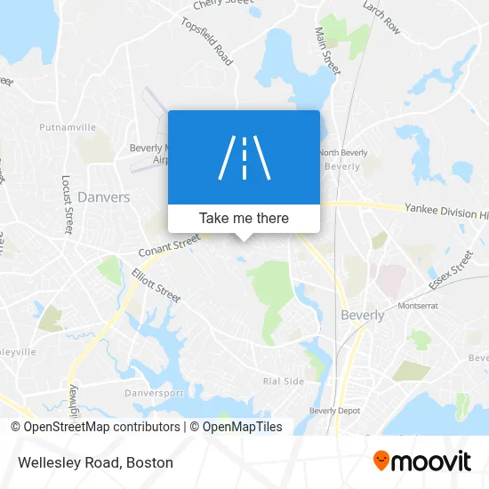 Wellesley Road map