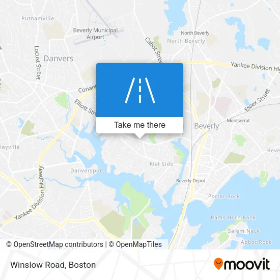 Winslow Road map