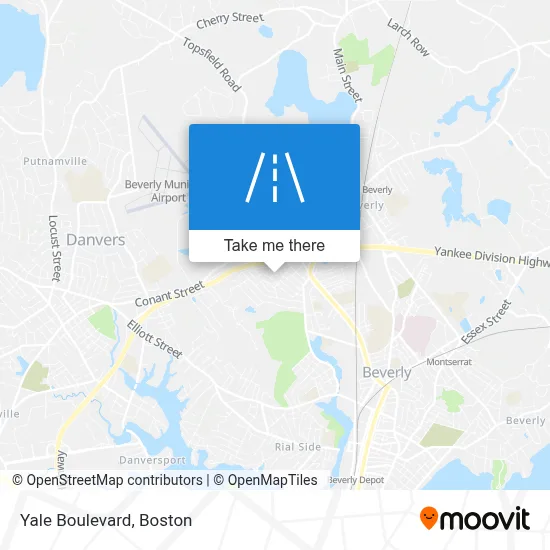 Yale Boulevard map