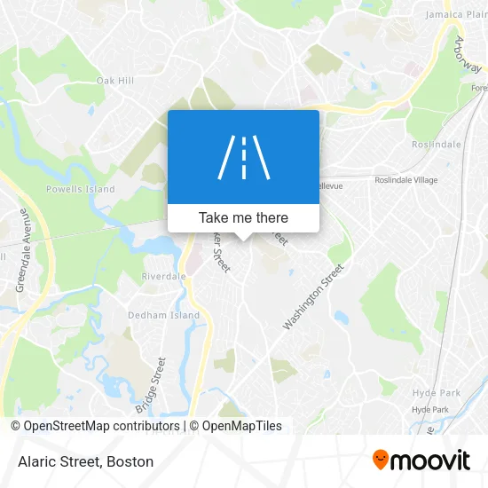 Alaric Street map