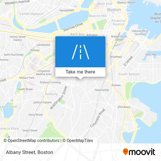 Albany Street map