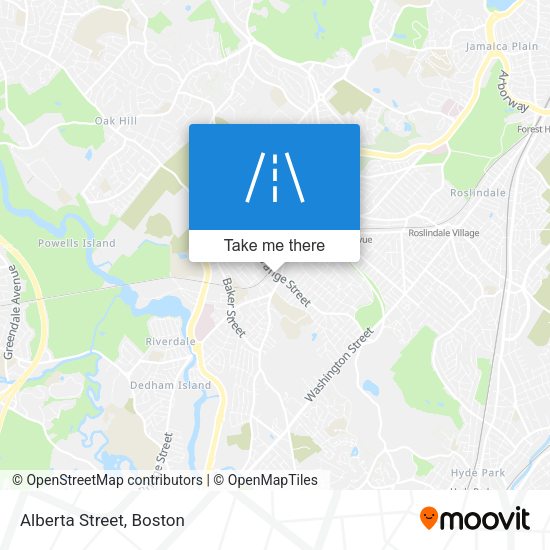 Alberta Street map