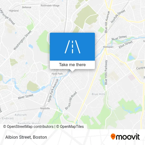 Albion Street map