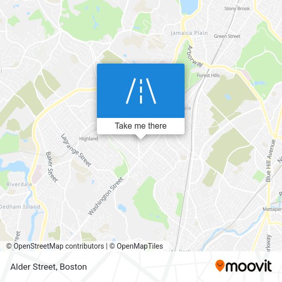 Mapa de Alder Street