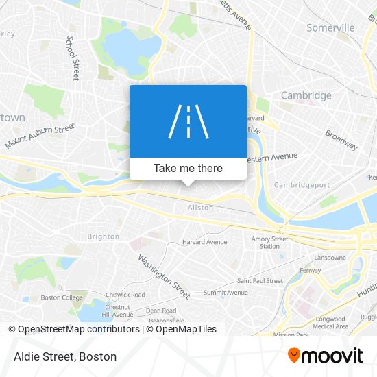 Aldie Street map