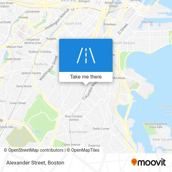 Alexander Street map