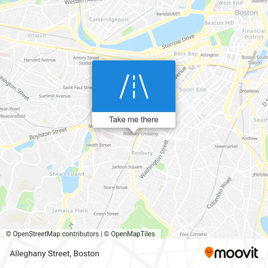 Alleghany Street map