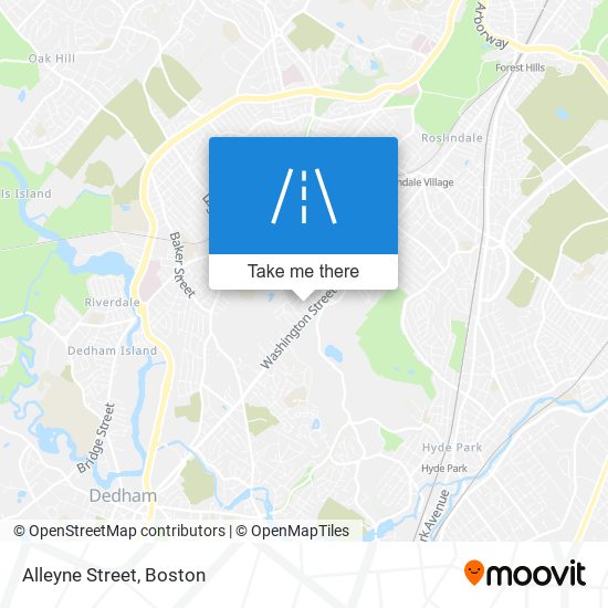 Mapa de Alleyne Street
