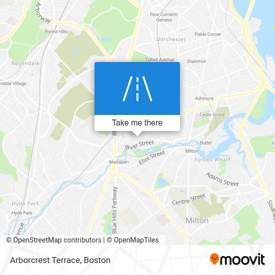 Arborcrest Terrace map