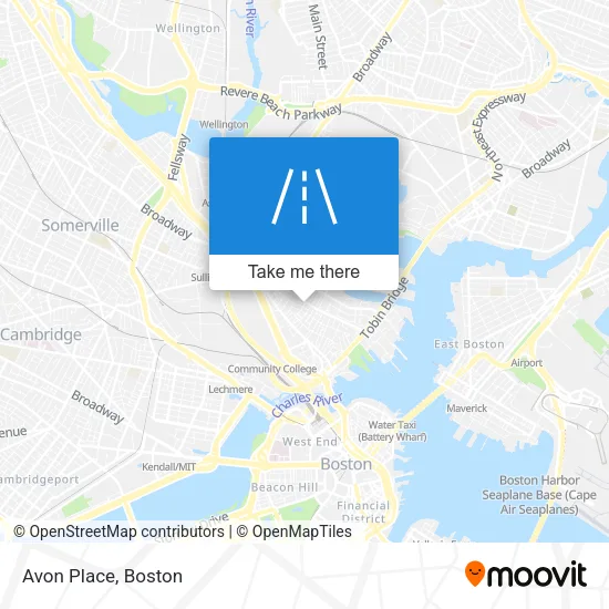Avon Place map