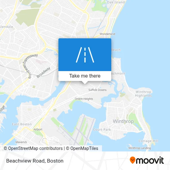 Beachview Road map