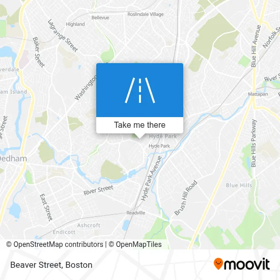 Beaver Street map