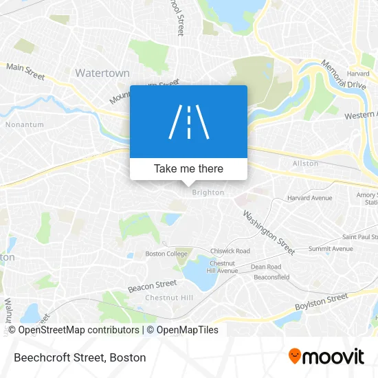 Beechcroft Street map