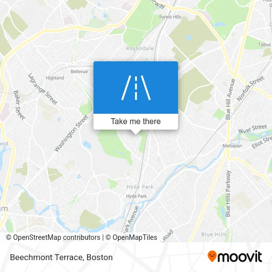 Beechmont Terrace map
