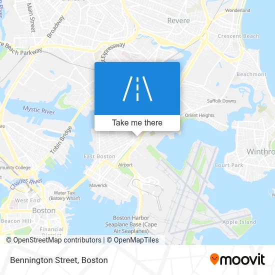 Bennington Street map