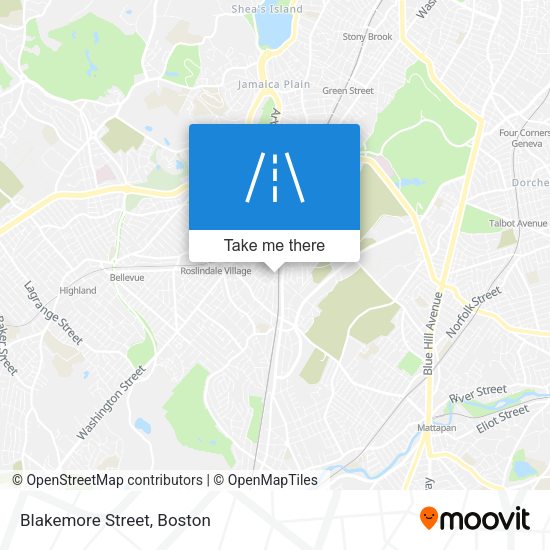 Mapa de Blakemore Street