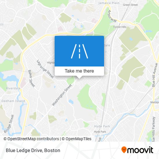 Blue Ledge Drive map