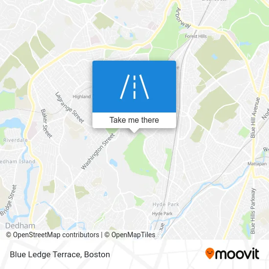 Blue Ledge Terrace map